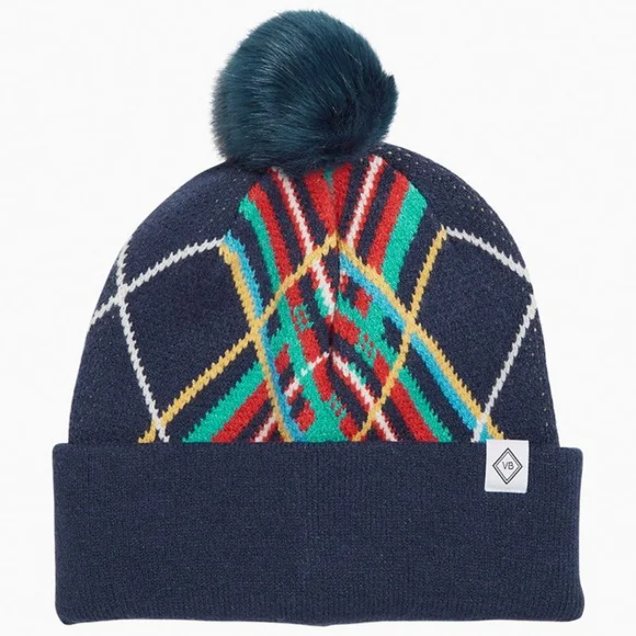 NWT Women's Vera Bradley Knit Pom Beanie - Picture 4 of 4